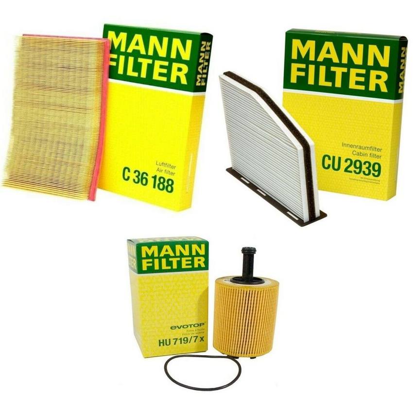 Audi VW Filter Service Kit 1K0819644B - MANN-FILTER 1789892KIT